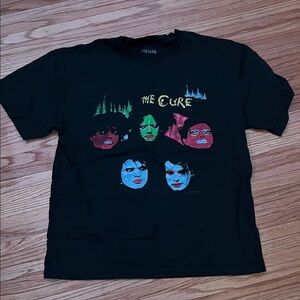 NWOT The Cure Black Graphic mens T-Shirt